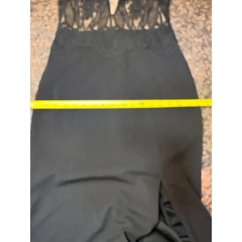 Hello Molly "I Come Alive" Black Maxi Dress Size 6 - Picture 7 of 16